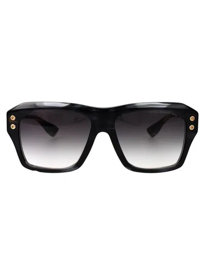 Dita Sunglasses In Ink Swirl - Yellow Gold Gradient