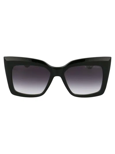 Dita Telemaker Grey Gradient Butterfly Ladies Sunglasses Dts704-a 01 57 In Black
