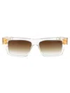 Dita Sunglasses In Crystal Clear - Yellow Gold Gradient