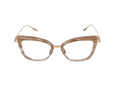 DITA SUNGLASSES DITA AMORLY DUSTY PINK SWIRL ROSE GOLD /17/140