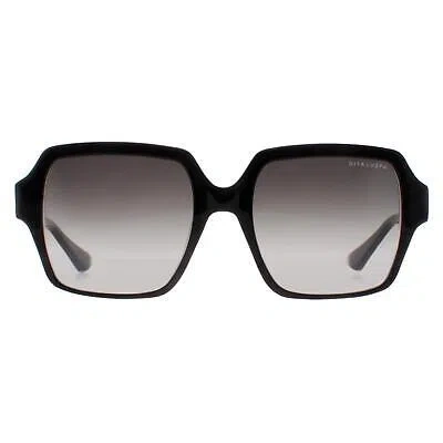 Pre-owned Dita Sunglasses Luzpa Dts710-a-01 Black Dark Gray To Clear Gradient