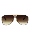 Dita Sunglasses In Matte Black-18k Gold W/ Dark Brown To Clear- Ar