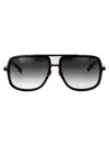 Dita Sunglasses In Matte Black-matte Black Frontend Piece-18k Temples Wdark Grey To Clear-ar