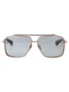 Dita Mach-six Sunglasses In Rose Gold - Black Rhodium W/ Medium Grey - Ar