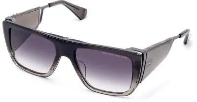 Pre-owned Dita Sunglasses Souliner-one 03 56mm Black Dark Grey / Grey Crystal Lens