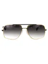 Dita Midnight Special Sunglasses In Yellow Gold - Matte Black W Dark Grey To Clear