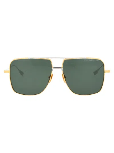 Dita Sunglasses In Yellow Gold - Silver