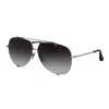 Dita Talon Dt 23007-i-sil-ink-62 Unisex Aviator Sunglasses In Multi