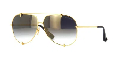 Pre-owned Dita Talon Yellow Gold 18k/grey Gradient With Gold Flash (d) Sunglasses