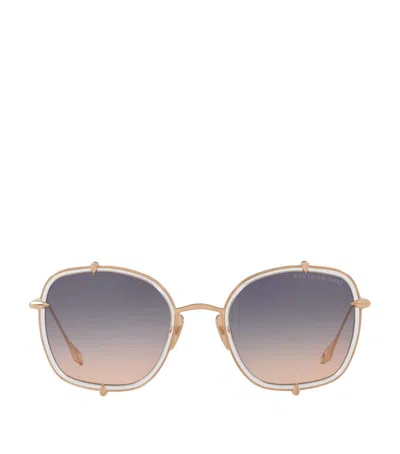 Dita Talon-three Square Sunglasses In Gold
