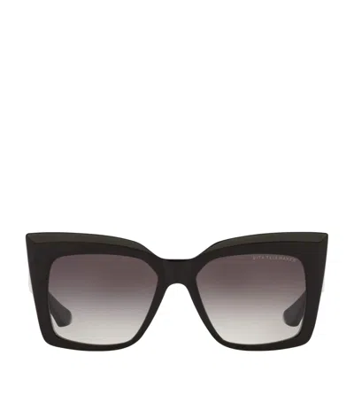 Dita Telemaker Cat Eye Sunglasses In Black