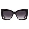 Dita Telemaker Grey Gradient Butterfly Ladies Sunglasses Dts704-a 01 57 In Black