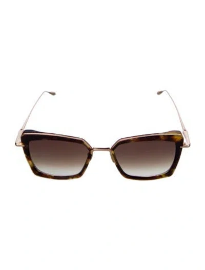 Pre-owned Dita Tortoise Shell Square Sunglasses In Multi