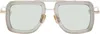 Dita Transparent & Gold Dubsignal Sunglasses