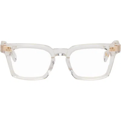 Dita Transparent & Gold Monolix Optical Glasses