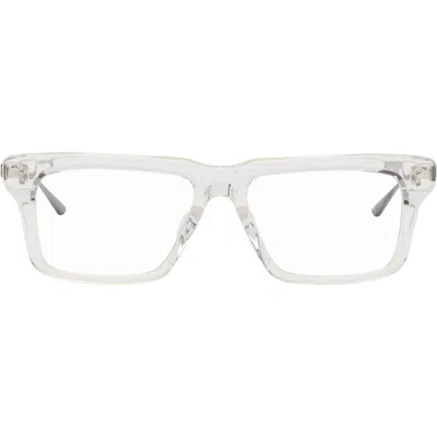 Dita Transparent & Gunmetal Lataro Glasses