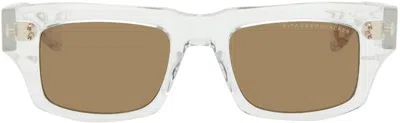 Dita Transparent Cosmohacker Sunglasses In Crystal Clear