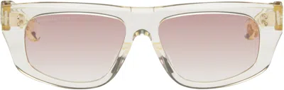 Dita Transparent Hydraleapr Limited Edition Sunglasses In Vintage Clear