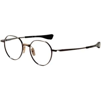 Dita Unisex 50 Mm Silver Opticals In Burgundy