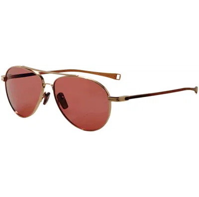 Dita Unisex 61 Mm Gold Sunglasses