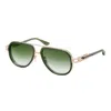 Dita Vastik Dt Dts441-a-03 Unisex Aviator Sunglasses In Multi