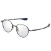 Dita Vers-one Demo Round Unisex Eyeglasses Dtx150-a-02 50 In Black