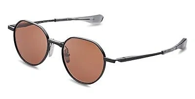 Pre-owned Dita Vers-one Dts150-a-03 Black Iron Antique Silver In Brown