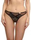 DITA VON TEESE COQUETTE THONG IN BLACK