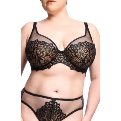 Dita Von Teese Dahlia Full Figure Bra In Black