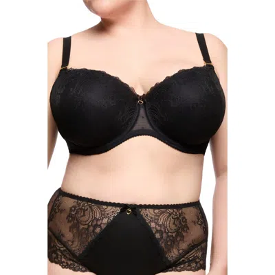 Dita Von Teese Fiamma Full Figure Molded Bra In Black