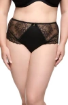 Dita Von Teese Fiamma High Waist Brief In Black