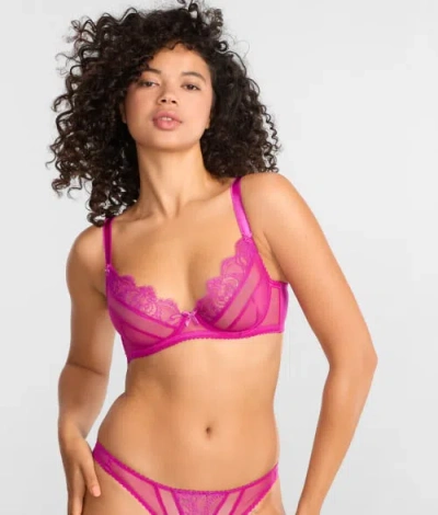 Dita Von Teese Muse Bra In Magenta Pink