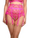 Dita Von Teese Severine Suspender In Candy Neon In Pink