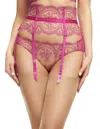 Dita Von Teese Severine Suspender In Candy Neon In Pink