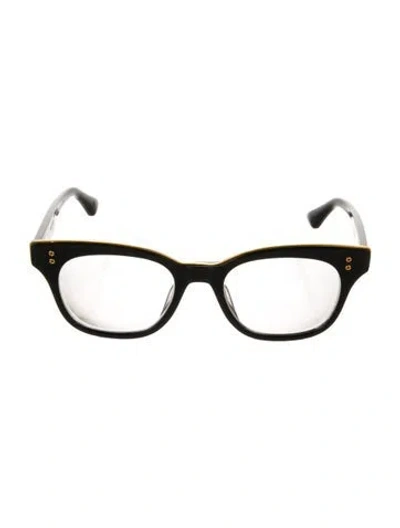 Pre-owned Dita Wayfarer Eyeglasses In Black