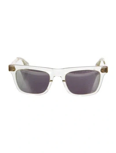 Pre-owned Dita Wayfarer Mirrored Sunglasses In Transparent