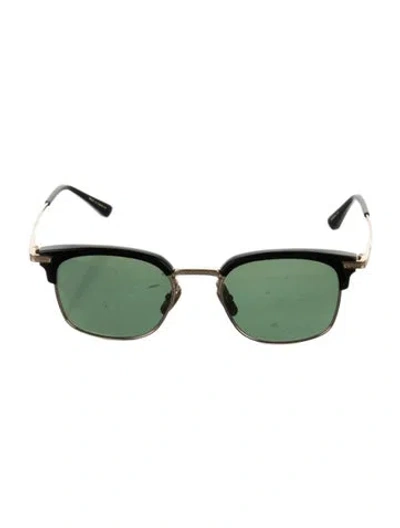 Pre-owned Dita Wayfarer Tinted Sunglasses In Black/gold