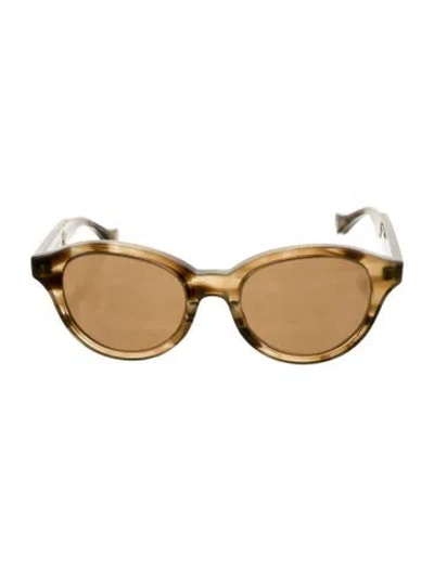 Pre-owned Dita Wayfarer Tinted Sunglasses In Brown