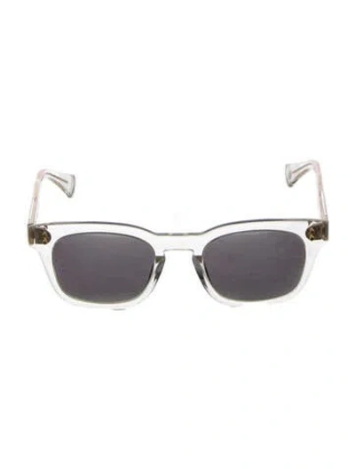 Pre-owned Dita Wayfarer Tinted Sunglasses In Silver