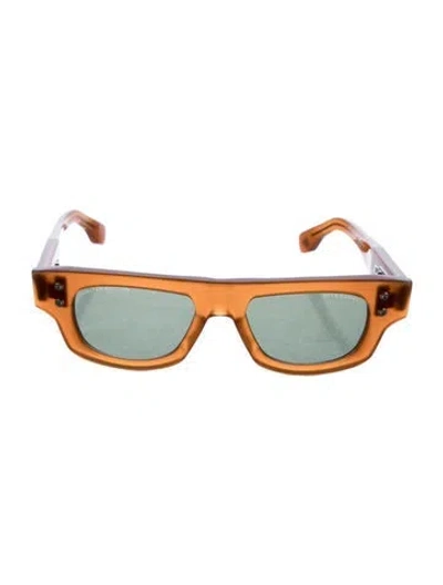 Pre-owned Dita Wayfarer Tinted Sunglasses W/ Tags In Orange