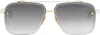 Dita Mach-sixmatte White Yellow Gold In Matte White/yellow G