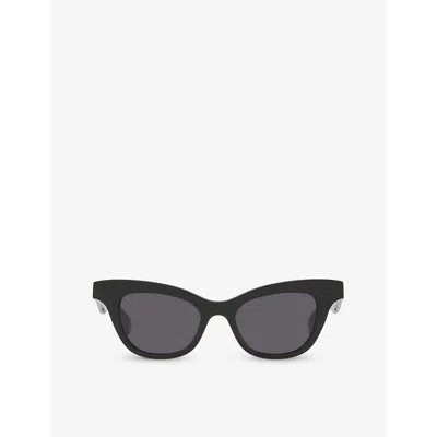 Dita Womens Am0381s Cat-eye Acetate Sunglasses In Black