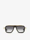 Dita Womens Black D4000397 Lxn-evo Acetate Square Sunglasses In Black
