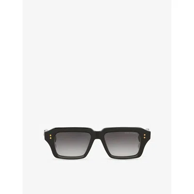 Dita Womens Gold D4000471 Detron Square-frame Acetate Sunglasses
