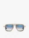 Dita D4000397 Lxn-evo Acetate Square Sunglasses In Grey