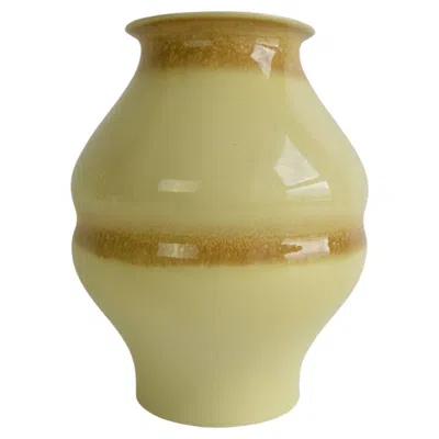 Pre-owned Ditmar Urbach Vintage Ceramic Vase By , Collection Cornelie, Czechoslovakia, 1950 In Brown