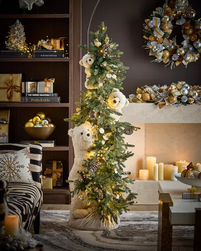 Ditz Designs By The Hen House All That Sparkles Polar Trio Tree, 72"