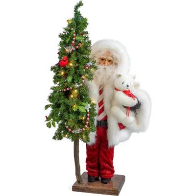 Ditz Designs Peppermint Cheer Small Father Decoration In Multi