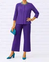 Diva Usa Sibella Reflection Blouse In Purple In Purple
