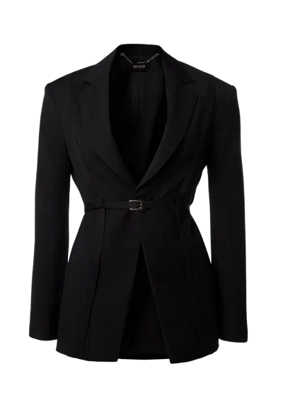 Divalo Harkov Black Wool Blazer